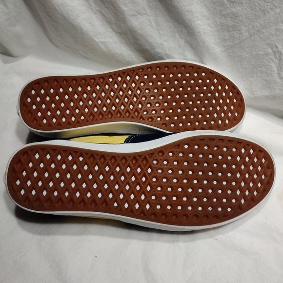 🌎 Vans || ComfyCush Era Low Top Yellow/Blue - Picture 8 of 8